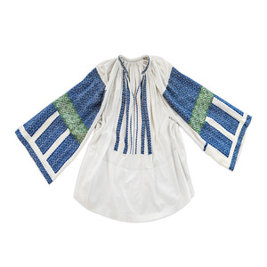 Blusa Romena de Moda para Mujer 2026, Ropa Casual Hecha a Mano, 100% Algodón, Secado Rápido, Bordado, Tops de Verano - Product Image 1