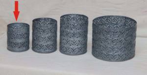 Chandelier cylindrique en métal vintage créatif, lanternes bougeoirs faites à la main pour mariages et décoration intérieure - Product Image 6