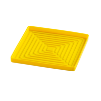 Silicone Sous-verres pour Boissons Imperméable En Gros De Forme Carrée Échantillon Gratuit