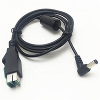 Cable USB con Conector DC en Ángulo Recto 5521 5525 a 12V para Impresora Epson