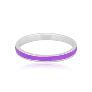 Handmade Sterling <b>Silver</b> Enamel Statement Band <b>Ring</b> Jewelry For Women Gift For Her Dainty Collection - Product Image 1