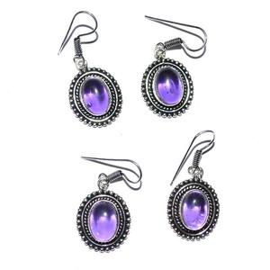 Acheter En Gros Améthyste Pierre Boucles D'oreilles - Product Image 1
