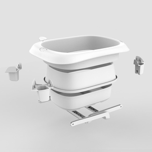 Sécurité Réglable Pliable Bouchon de Vidange Nouveau-Né Fronde Tous Les Mobiles Ensemble de <span class=keywords><strong>Baignoire</strong></span> Bébé - Product Image 3