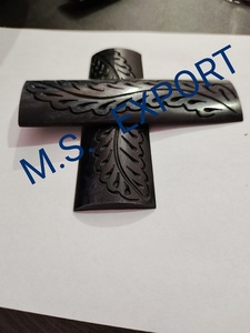 Poignée de couteau en os poli de haute qualité pour l'artisanat naturel de scène - Product Image 6