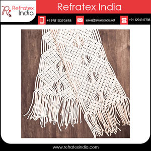 Camino de mesa de macramé, proveedor indio - Product Image 3
