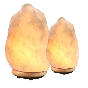 Lámpara de Sal del Himalaya Rosa con Base de Madera Tallada, Tema Personalizado, Cristal Natural, Bombilla de 15W con Interruptor Regulador de Intensidad, Venta al por Mayor IMPEX - Product Image 4