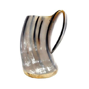 Taza Vikinga de Cuerno de Búfalo Nacional Más Vendida, 200-250 ml, Taza de Cerveza Ecológica, Directamente de Fábrica, Artesanía de Calidad - Product Image 3