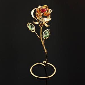 Crystocraft - Regalos Románticos de Aniversario y San Valentín, Cristales de Corte Brillante, Figura de Arte Popular Europeo, Chapado en Oro, para Fiestas - Product Image 2