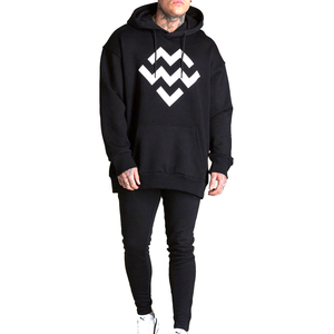 Streetwear de haute qualité 100% coton sweat à capuche surdimensionné décontracté vierge sweat à capuche personnalisé manches longues sweats à capuche pour hommes - Product Image 4