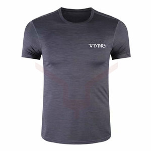 T-shirt ajusté pour hommes de haute qualité coupe ajustée respirant avec séchage rapide et manches courtes nouveau style imprimé logo design - Product Image 1
