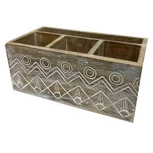 ชุดเครื่องใช้บนโต๊ะอาหารไม้ธรรมชาติใช้ในบ้านโรงแรมร้านอาหารชุดเครื่องใช้บนโต๊ะอาหารที่ใส่ที่อยู่งานฝีมือที่อินเดียดีไซน์ใหม่ - Product Image 2