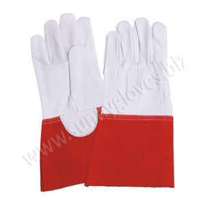 Guantes de soldadura de cuero de vaca, piel de cabra, tig, argón - Product Image 4
