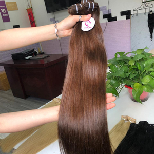 ผมต่อแท้แบบดับเบิ้ลดรอน เรมี่ วีเนียร์เวฟ สไตล์เวียดนาม เนื้อผมนุ่ม สีธรรมชาติ แบบเส้นเดี่ยว - Product Image 1