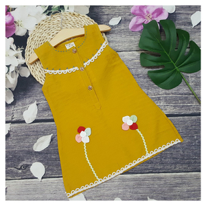 เดรสผู้นำลายดอกไม้ของเด็กผู้หญิง,แฟชั่นฤดูร้อนใหม่ - Product Image 2