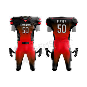 Venta al por mayor de uniformes de fútbol americano personalizados de secado rápido transpirable con nuevas opciones de diseño de talla grande - Product Image 5