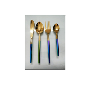 Nouveauté Grande cuillère en métal aluminium métal avec or poli 1 pièce pour soupe et cuillère de cuisine - Product Image 5