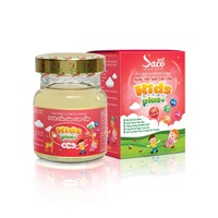 Saconest Premium pour les boissons du nid d'oiseau pour enfants 18% nid, (pot 70ml) -saveur de fraise nid d'oiseau instantané 100% biologique