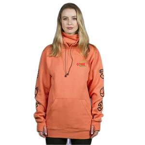 Sudadera con capucha de Invierno para mujer Venta caliente 100% Algodón Ropa de calle Color sólido con logotipo frontal Precio de servicio OEM - Product Image 3