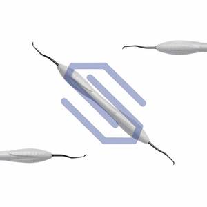 Instruments de placement de composite dentaire en acier inoxydable Samroz GRACEY 1/2 SD pour incisives et premolaires, certifiés CE - Product Image 1