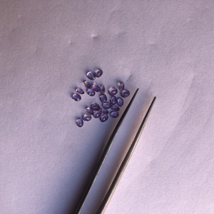 3mm 4mm pierre d'améthyste naturelle à facettes taille ovale forme de pierres précieuses en vrac fabricant de gros prix d'usine en ligne revendeur Alibaba - Product Image 1