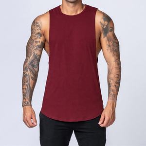 Camiseta deportiva de algodón sin mangas para hombre, chaleco de viaje para gimnasio, Fitness, correr, con Logo personalizado - Product Image 4