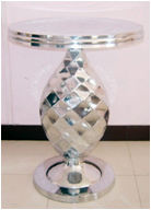 MODER-Mesa de cobre de mármol y aluminio para sala de estar, muebles redondos, decoración del hogar - Product Image 6