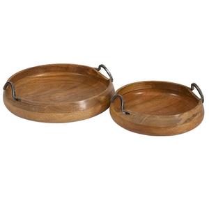 Fabricant et exportation de plateaux de service en bois, plats de service faits à la main, de forme personnalisée, plateau de service abordable - Product Image 3