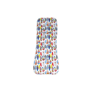 Doublure de poussette pour bébé en coton biologique |   Coussin de siège de poussette doux et respirant |   Coussin rembourré pour poussette |   Tapis de voyage pour bébé lavable sur mesure - Product Image 1