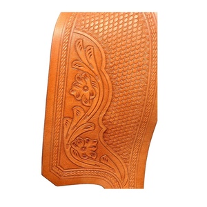 Selle de cheval occidentale de haute qualité la plus vendue avec logo personnalisé en cuir véritable et options de taille pour l'équitation - Product Image 2