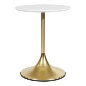 Table d'appoint indienne en métal de conception géométrique avec dessus en miroir or à bas prix abordable et en gros prix d'usine - Product Image 3