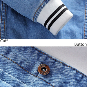 Hot Sale Slim Fit Custom <b>Denim</b> <b>Jacket</b> OEM Supply - Product Image 5
