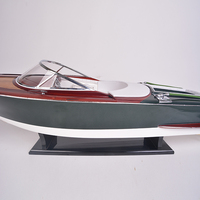 Riva Aquariva-réplica de madera hecha a mano con soporte de exhibición, modelo de barco pintado de 90 cm, coleccionable, Decoración, regalo, venta al por mayor
