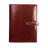 Cuaderno de cuero con bucle de bolígrafo, almohadilla de escritura, diario, colores personalizados