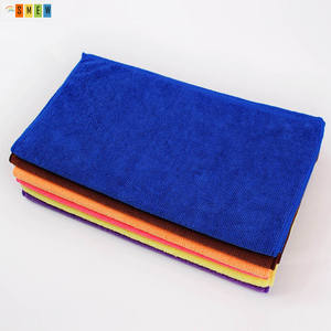 Juegos de toallas de baño de rizo de microfibra personalizados al por mayor de secado rápido de color sólido para hoteles invitados de bebé - Product Image 5