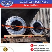 Bobines d'acier électrogalvanisé laminé à chaud de haute résistance Grade 80 ASTM, fournisseur DANA STEEL Émirats Arabes Unis, longueur 6000 mm, largeur 650-1350 mm