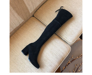 Giày bốt nữ cao quá gối mùa đông kiểu mới 2020, chất liệu co giãn - Product Image 5