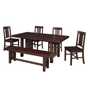Juego de Comedor de Madera Antigua Europea de Lujo y Duradero para Uso en Hoteles y Apartamentos, Muebles de Comedor Cómodos - Product Image 1