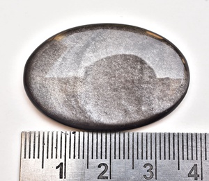 Natural Silver Sheen Obsidian Cabochon High Quality Silver Sheen Obsidian Gemstone For Jewellery Making handmade Gemstone Cab - Product Image 3