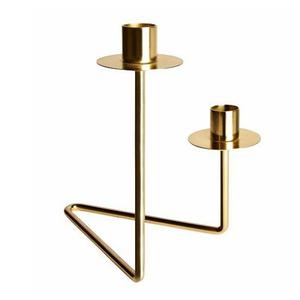 Home Decorative Gold Plated Brass <b>Candle</b> <b>Stick</b> <b>Holder</b> / <b>Candle</b> <b>Stick</b> Stand at Reasonable Price - Product Image 1
