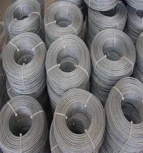 <span class=keywords><strong>Cable</strong></span> de Acero Galvanizado Recubierto de Plástico de 3.2mm 7X7 / <span class=keywords><strong>Cable</strong></span> de Acero Recubierto de Vinilo <span class=keywords><strong>para</strong></span> Cuerdas de Tender Ropa / Tirolinas - Product Image 5