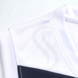 Uniforme de Baloncesto Personalizado para Hombre, Entrenamiento, Adultos, Deportivo, Liso, 2025, 100% Poliéster, Secado Rápido, Sin Mangas - Product Image 4