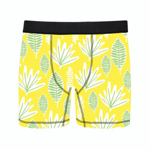 กางเกงในบ็อกเซอร์พิมพ์ลายสับปะรดสำหรับผู้ชายกางเกงขาสั้นผ้าโพลีเอสเตอร์ถักระบายอากาศปรับแต่งได้ - Product Image 6
