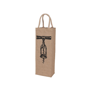 Bolsas para botellas de vino de yute reutilizables de diseño clásico Precio al por mayor para pedidos al por mayor - Product Image 1