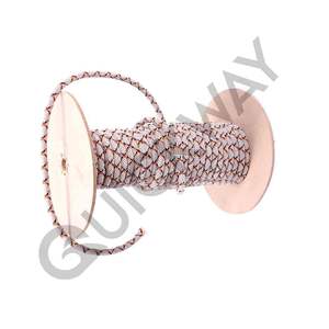 Oval Braided <b>Trim</b> Cord Oval Rope Cord Custom Solid <b>Gold</b> Color Sale Best Quality Oval Braid - Product Image 4