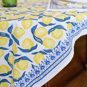 100% nappe en coton Design imprimé personnalisé Collections classiques Lavage en machine Textiles de maison de qualité supérieure durables - Product Image 1