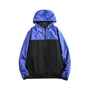 Chaqueta deportiva cortavientos unisex OEM al por mayor para hombre logotipo personalizado con capucha en varios colores cuello alto para invierno - Product Image 2