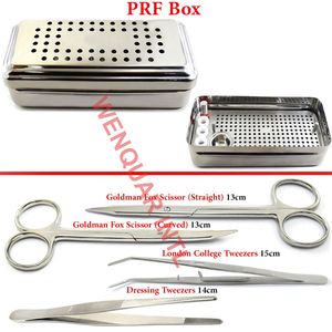 Kit de PRF Dental, Instrumentos para Implantes de Fibrina, Cirugía Oral y Pinzas de Algodón, Tijeras - Product Image 4