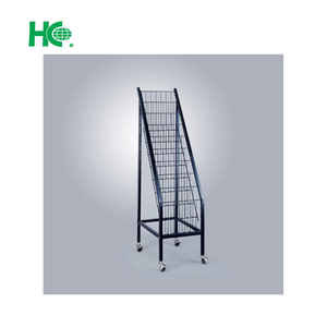 Présentoir de magazines en métal noir pour magasin pour l'organisation de la maison pour un montage durable et facile - Product Image 2