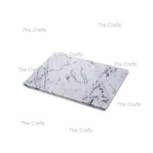 Tabla de cortar de queso de Color blanco de mármol con forma cuadrada Artículos de cocina de hotel y restaurante Tabla de cortar queso - Product Image 4