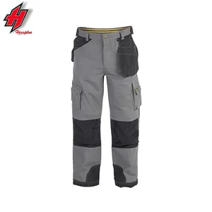 Hi vis Chemical Pants Bleach Resistant Work pants trouser Cotton FR Working Construction Worker Reflective Tape Work Pants